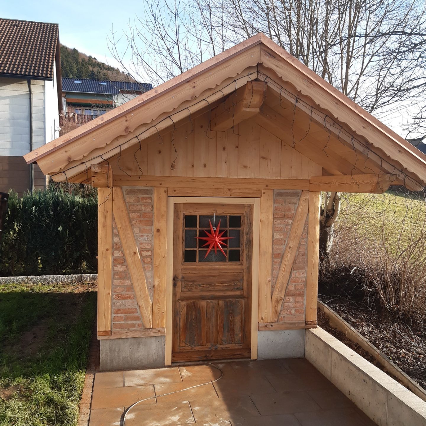 Neubau Fachwerk Gartenhaus - Janner Bau GmbH