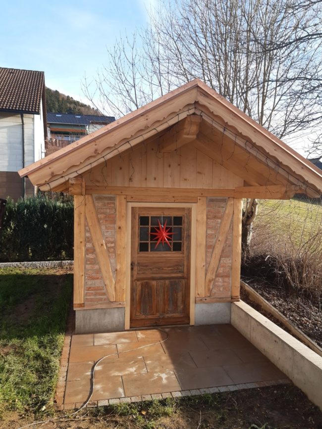 Neubau Fachwerk Gartenhaus - Janner Bau GmbH